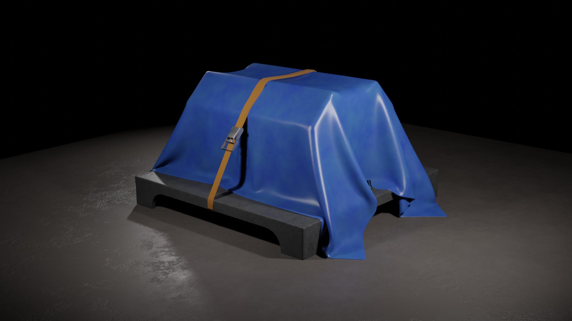 15 - Tarped Pallet With Strap